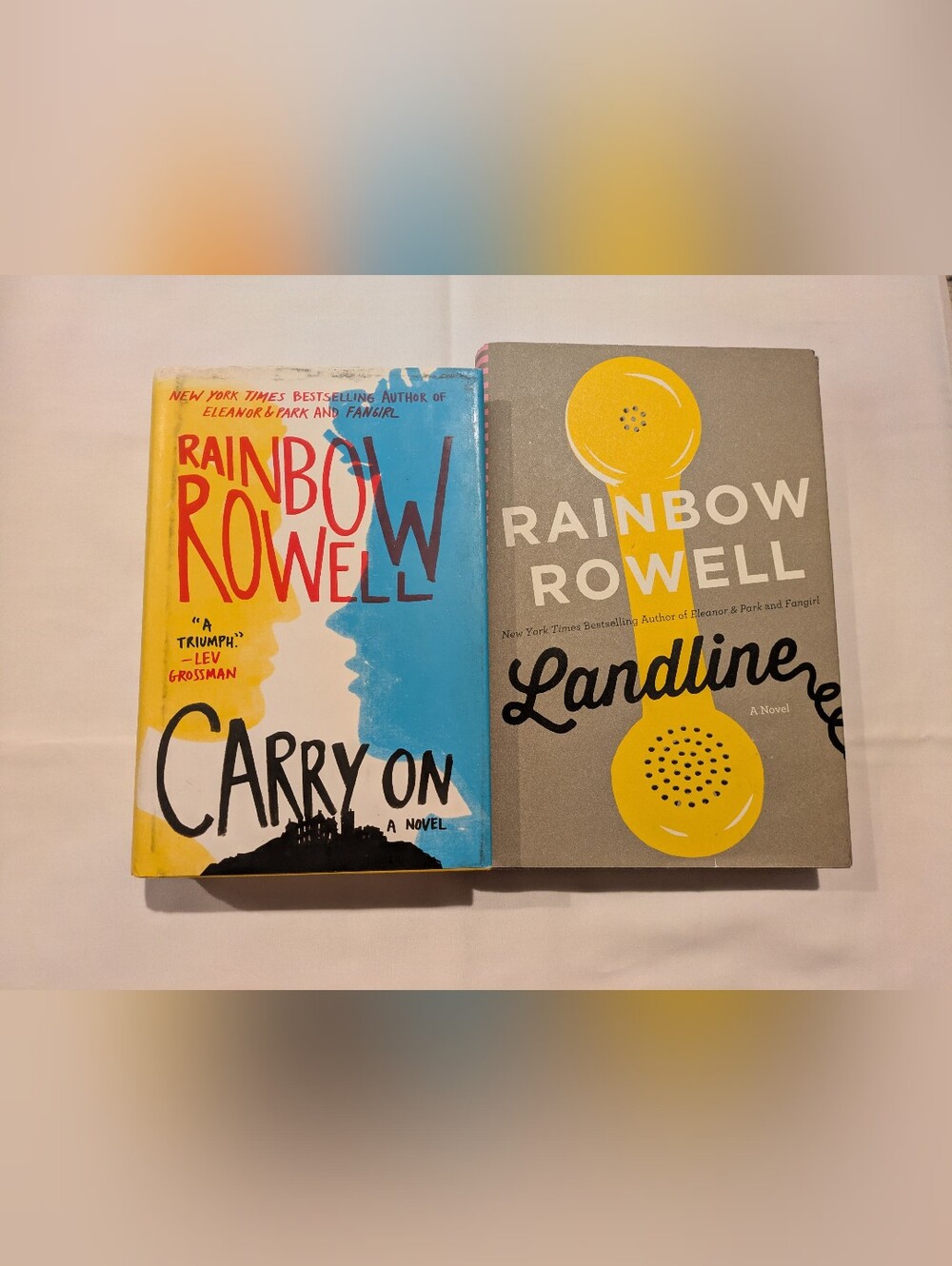 First Edition Carry On And Landline By Rainbow Rowell